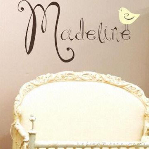 Removable Transfer Film Vinyl Wall Sticker, Eco-friendly, Water-resistant and No Damage to Wall
